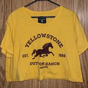 Wrangler Yellowstone Crop Tee